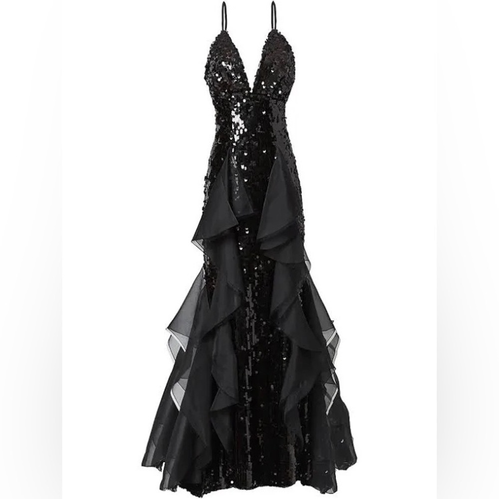 Carolina Herrera Women's Spaghetti Strap Sequin Gown